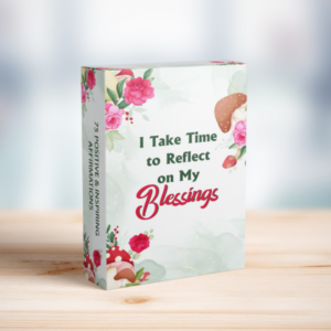I Take Time to Reflect on my